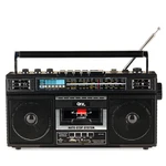 Qfx J-230BT(220BT) Retro Am/fm Radio+rechargeable+cassette MP3 Converter. Fixed Price $75.00.