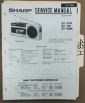 Sharp Qt 15 W Bk Service Manual Original Repair Book Fm Am Radio Tape Recorder. Fixed Price $25.00.