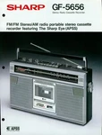 1979 Sharp GF-5656 Radio Cassette Recorder Glossy Dealer Brochure Hifi Eye. Fixed Price $12.50.