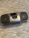 Vintage Sanyo Compact Disc Model CWM-210. Fixed Price $100.00.