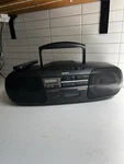 Sony CFD-19 Cd Radio Cassette Player Boom Box Working W/ Remote + Power Cord. Fixed Price $99.00.