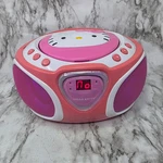 Hello Kitty Cd Boombox With Am/fm Stereo Radio And Led Light Show KT2025 Bad. Fixed Price $39.95.