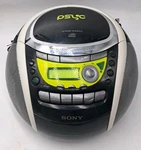 Sony Psyc CFD-E90 Cd/radio/cassette Mega Bass Boombox W/power Cord Tested Works. Fixed Price $46.95.