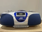 Jvc Boombox Cd Player Cassette Am/fm Radio With Remote And Plug. Fixed Price $47.11.