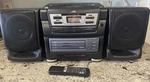 Jvc PC-XC11 3 Disc Cd Am-fm Radio/dual Cassette Boombox Bookshelf W/remote Read. Fixed Price $69.99.