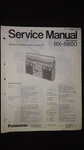 Panasonic RX-5600 Service Manual Original Repair Boombox Ghettoblaster Tape Deck. Fixed Price $99.99.