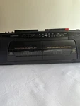 Vintage Emerson Model Ac 2332 Dual Cassette Player Dubber Am Fm Radio Graphic Eq. Fixed Price $29.99.