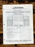 Mitsubishi TX-96 Stereo Service Manual *original*. Fixed Price $14.97.