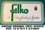 Filko Crown Jewels Of Ignition Vintage Original Vinyl Decal Sticker - Racing. Fixed Price $15.91.