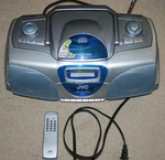 Jvc RC-BX530SL Boombox Am/fm Radio, Cassette/cd Players Vintage-remote & Manual. Fixed Price $45.00.