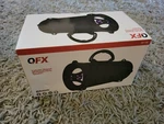 Qfx Cylindrical Shaped Bluetooth Party Speaker - Black Rechargeable Battery. Fixed Price $19.99.