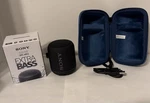 Sony Extra Bass Portable Black Bluetooth Speaker SRS-XB12 With Case. Fixed Price $34.99.