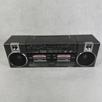 Quasar Boombox GX3655 Portable Stereo Dual Cassette Am/fm Radio (tested&working). Fixed Price $44.50.