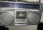 80'S Sanyo Boombox M9924 Am/fm Cassette For Parts. No Power Cord. Fixed Price $75.00.