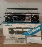 Aiwa CS-W660Z Stereo Radio Cassette Recorder Boombox (like New). Fixed Price $873.83.