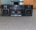 Vintage Aiwa CA-W75U Double Cassette Deck Boombox Speaker. Fixed Price $175.00.