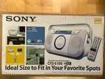 Sony CFD-E100 Cd & Am/fm Radio Boombox (new). Fixed Price $499.99.