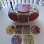 Rare Vintage Mattel Toy Y2K Barbie B-hop Play Machine Boombox 4 Cd Cassettes. Fixed Price $129.00.