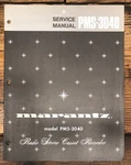 Marantz PMS-3040 Cassette Recorder Service Manual *original*. Fixed Price $14.97.