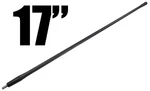 17 Inch Flexible Rubber Antenna - Spring Steel Core For Sangean Radio Better. Fixed Price $39.99.