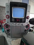 Gpx JM258 Portable Karaoke Machine: 5" B&w Monitor Cd/cd+g With Microphone. Fixed Price $32.49.