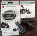 Belkin Tunecast Ii Fm Transmitter F8V3080, For Ipod, Iphone, Android, MP3, Dvd. Fixed Price $15.99.