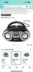 Klim B3 Boombox Portable Audio System - Black. Fixed Price $42.99.