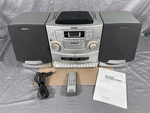 Sony Boom Box Cfd - ZW755 Cd Dual Cassette Tape Radio Fully Tested W/ Remote!. Fixed Price $119.00.