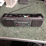 Sanyo Ms 330 Auto Reverse Cassette Boombox Radio Tested Serviced Has Flaws Read. Fixed Price $44.95.
