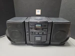 Jvc PC-X55 Portable Multi Bass Horn Boombox Cassette Cd Radio Stereo Read Desrip. Fixed Price $79.00.