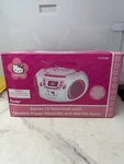 Hello Kitty KT2028H Cd Boombox Cassette Am Fm Radio Nos New In. Fixed Price $179.99.