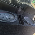 Kicker Compr Dual Subwoofers Single Port Universal Fitment Enclosure. Fixed Price $210.00.