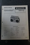 Sanyo M9916K Service Manual. Fixed Price $21.99.