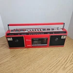 Vintage Realistic SCR-30 Red Stereo Sound Cassette Recorder Am/fm Radio Works. Fixed Price $99.99.