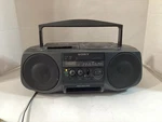 Sony CFD-V20 Cd Cassette Recorder Player Fm/am Radio Boombox Tested Works. Fixed Price $39.99.