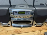 Vintage Koss Boom Box HG856B Cd Dual Cassette Am/fm Dynamic Bass Boost Works. Fixed Price $149.99.