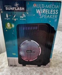 Digital Sunflash SF-65 Multimedia, Wireless Speaker. Usb And Aux Input Fm Radio.. Fixed Price $29.00.