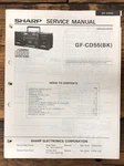 Sharp GF-CD55 Radio Cassette Service Manual *original*. Fixed Price $19.97.