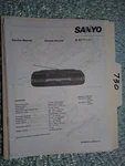 Sanyo M-W717 MW717 Service Manual Original Repair Book Stereo Boombox Radio. Fixed Price $20.00.