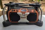Rigid Jobsite Radio #R8408 Am/fm/clock Ipad&aux For Other Devices Read Descript. Fixed Price $89.99.