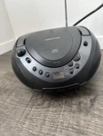 Memorex Portable Cd Player Am/fm Radio Boombox Black MP8806 Aux In - Tested. Fixed Price $18.50.