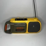 Sony Sports CFM-104 Yellow Radio Cassette Player Am/fm Works Tape Broken. Fixed Price $36.00.
