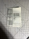 Vintage Aiwa Operating Manual CSD-ED70U CSD-ED30U Cd Stereo System Cassette B402. Fixed Price $18.88.