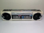 Vintage Sharp QT-77 AM/FM/SW1/SW2 Stereo Radio Dual Cassette Boombox Read Desc. Fixed Price $79.99.