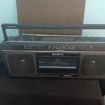 Sony CFS-235S Portable Stereo Boombox Cassette Recorder Fm/sw/mw Radio. Fixed Price $135.00.