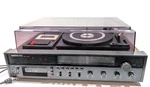 Vintage Electro Brand All-in-one Am/fm Radio, 8-TRACK, Cassette, Record Player. Fixed Price $64.50.