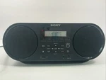 Sony ZS-RS60BT Cd Boombox W/ Bluetooth, Nfc, Am/fm, Usb, Headphone/line-in Jacks. Fixed Price $62.18.