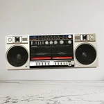 Read-vintage Soundesign 4684 Boombox Am/fm Stereo Double Cassette Recorder. Fixed Price $68.99.
