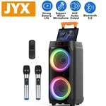 Jyx Large Bluetooth 5.0 Karaoke Machine Towable W/wheels For Home Outdoor Party. Fixed Price $259.00.