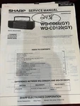 Orig. Sharp WQ-CD66 WQ-CD120GY Service Manual 1531 2997 *original*. Fixed Price $18.99.